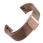 Milanese Stainless Steel Mesh Watch Strap - Rose Gold-0